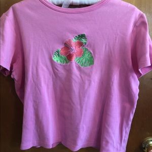 Embroidered Flower Top